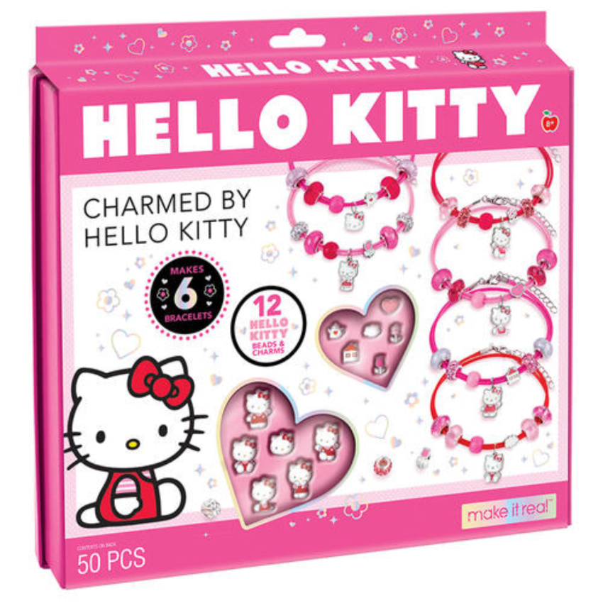 Make It Real Hello Kitty Fashion Jewelry 套裝 | 珠寶手鍊組合 | 串珠手鏈頸鏈 |聖誕生日禮物超推介| 女孩最愛 