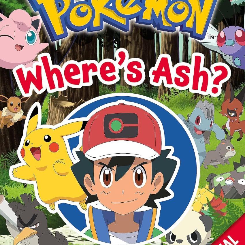 【寵物小精靈游戲書】Pokémon Search and Find Adventure : Where's Ash? | 比卡超｜兒童游戲書｜訓練專注力 