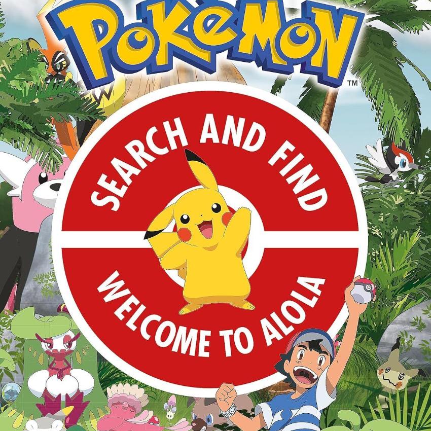 【寵物小精靈游戲書】Pokémon Search and Find: Welcome to Alola | 比卡超｜兒童游戲書｜訓練專注力