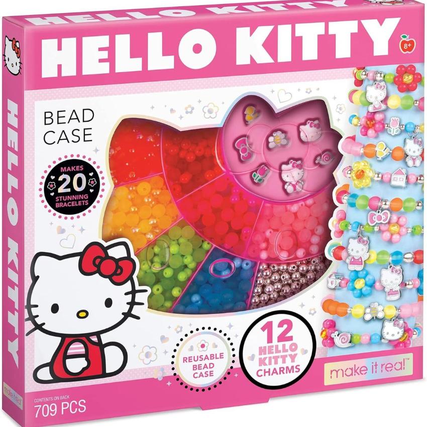 Make It Real -- Hello Kitty  串珠手鏈 套裝 |  709 Pcs | 珠寶手鍊組合 | 串珠手鏈頸鏈 |聖誕生日禮物超推介| 女孩最愛 