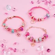 Make It Real--Halo Charms Bracelets Think Pink |珠寶手鍊組合 | DIY 串珠手鏈頸鏈 |聖誕生日禮物超推介| 女孩最愛 