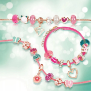 Make It Real--Halo Charms Bracelets Think Pink |珠寶手鍊組合 | DIY 串珠手鏈頸鏈 |聖誕生日禮物超推介| 女孩最愛 