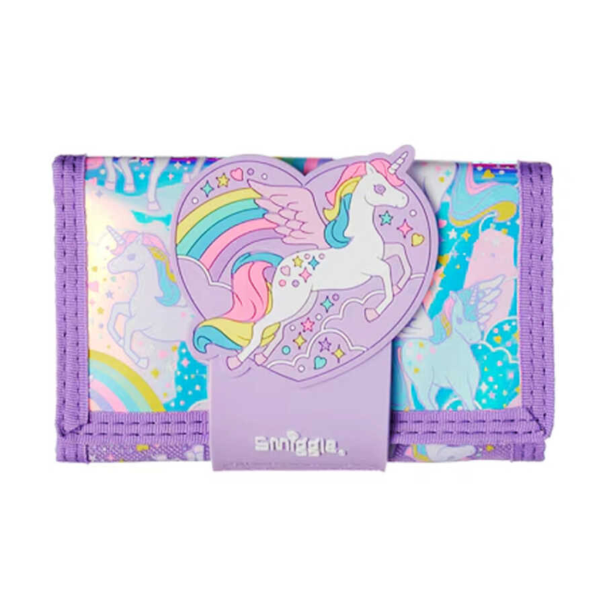 Smiggle  Unicorn 兒童銀包 獨角獸 彩虹 | 紫色 |  |生日禮物｜錢包 錢袋｜旅行必備