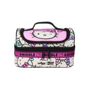 Smiggle  Hello Kitty   超輕携帶 | 白色 | 上下格 | 雙層小息袋 |午餐袋 | 便當袋 | 可貼名字 | 生日禮物 