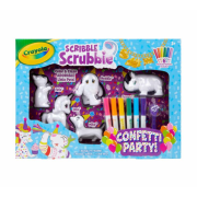 Crayola  Scribble Scrubbie  Pets Confetti Party Playset | 寵物動物沖涼玩具組 | 兒童禮物｜訓練專注力 