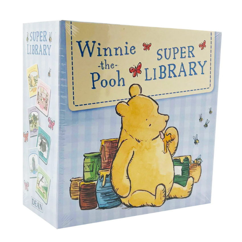 【輕便易携硬皮書】Winnie-the-pooh Super Pocket Library | 小熊維尼超級圖書館 | 6本 | 親子故事書 | 兒童英語啓蒙 | 幼兒童英文