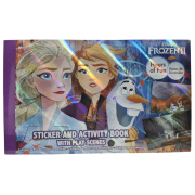 Frozen2 Sticker and Activity Book with Play Scenes | 貼紙活動書|貼紙簿 | 訓練專注力 | 兒童獎勵小禮物