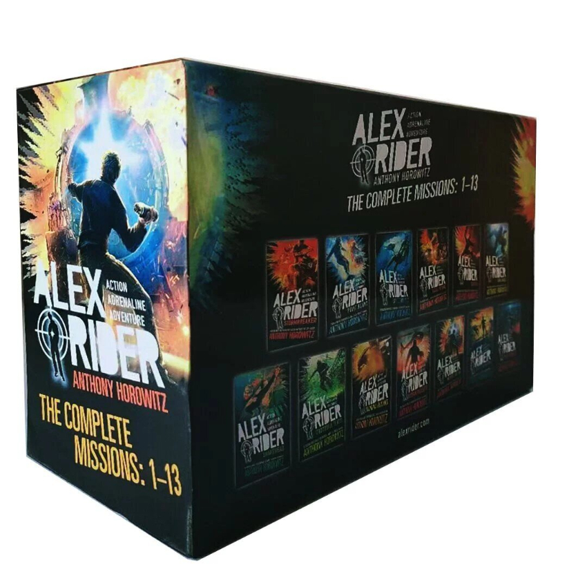 【暢銷少年讀本】Alex Rider - The Complete Mission Box Set (13 本) 冒險小說｜平行進口