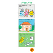 My First Brain Quest Challenge Cards  PRESCHOOL AGES 4-5| 兒童問答卡｜綜合練習｜平行進口