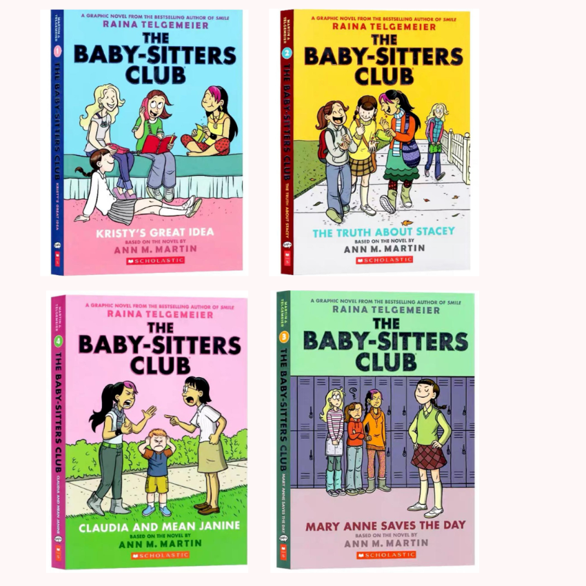 Baby-Sitter's Club Graphic Novels 4 Books 