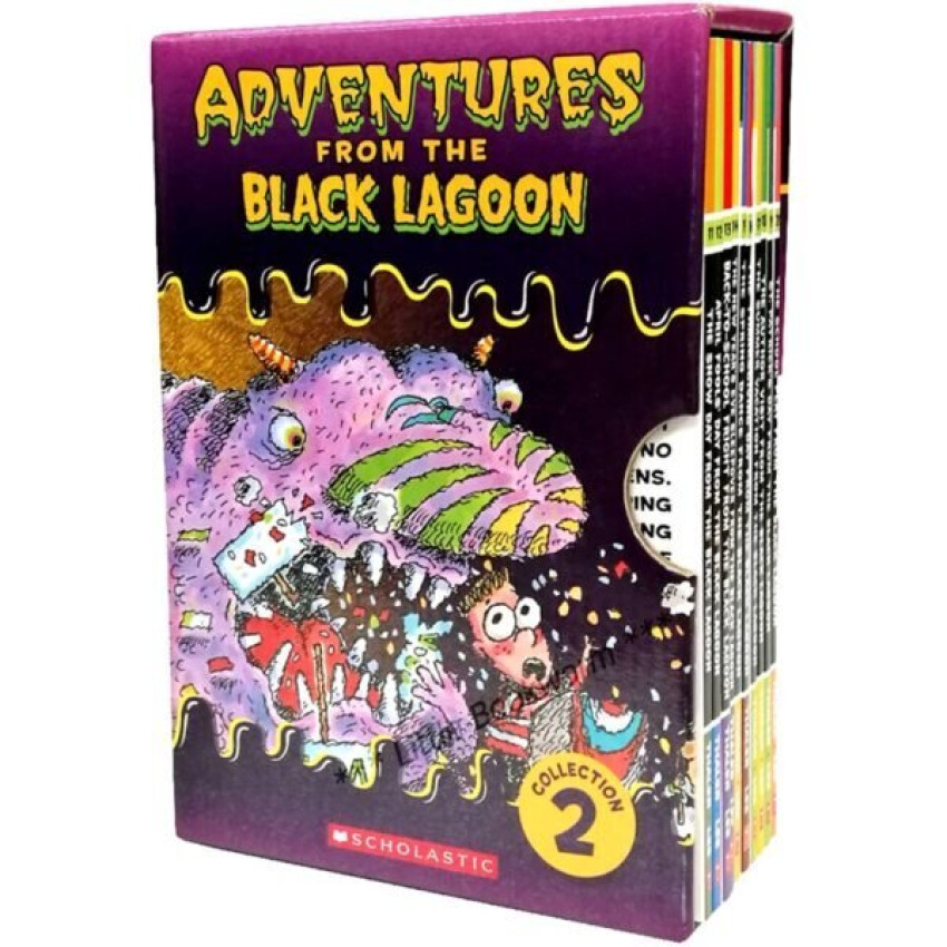 Adventures from the Black Lagoon  Collection Two 10 books | 兒童英語故事 ｜搞笑故事章節小說｜平行進口