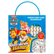 Paw Patrol Bumper Carry Along Colouring Set