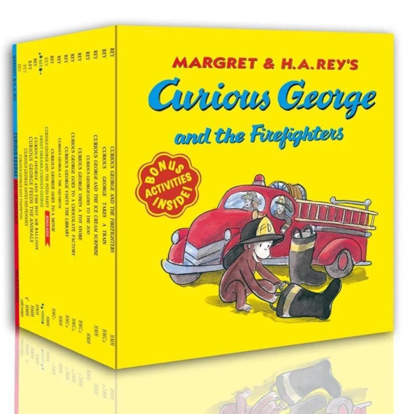 【兒童繪本】Curious George Book Set (16 Books)｜早教系列