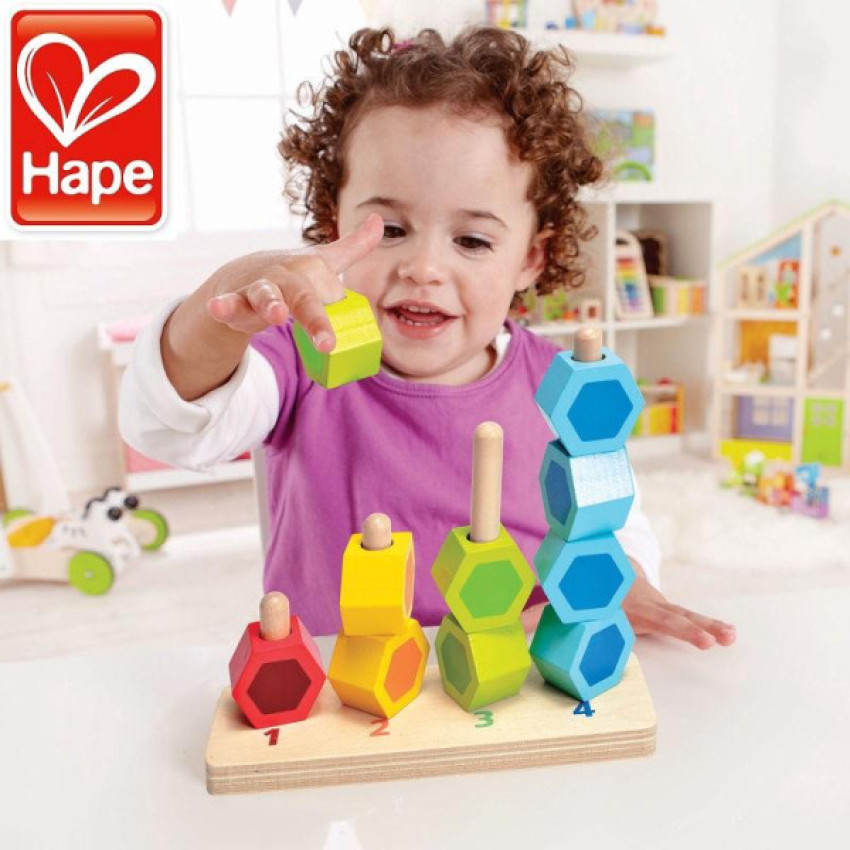 Hape Counting Stacker ｜幼兒木製玩具｜幼兒數學數字學習