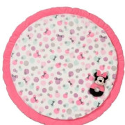 【嬰兒柔軟毛墊】Disney Baby  | Round Blanket & Rattle Set | （Minnie Mouse）