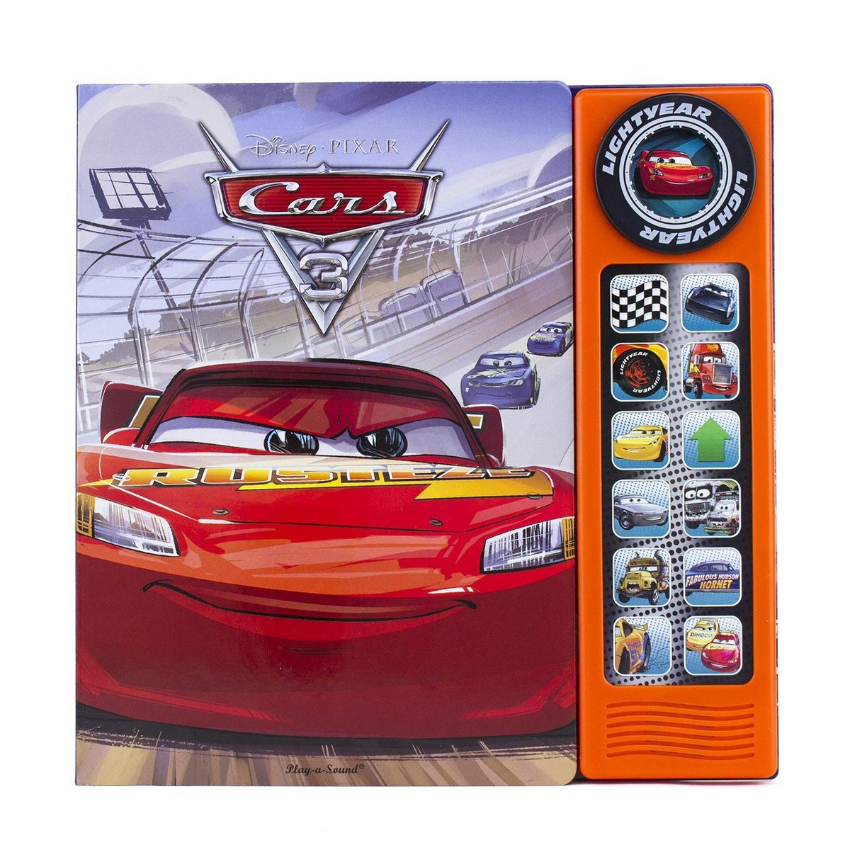 【Sound Book】Disney Pixar Cars 3 Lightning McQueen Custom Frame Sound Book｜兒童繪本