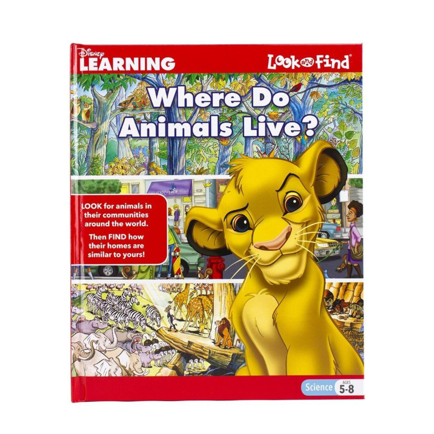 【Disney Learning 】- Where Do Animals Live? Look and Find