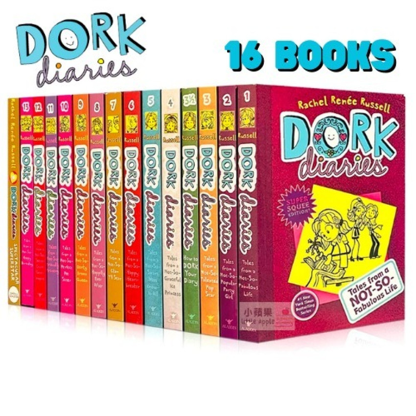 Dork Diaries - Girl Version of《Diary of a Wimpy Kid》女孩版的《小屁孩日孩》 16冊合輯