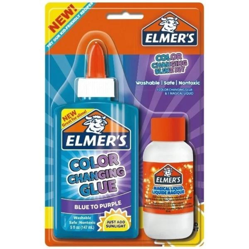 【牛頭牌變色膠】Elmer's Changing Color Slime Kit｜安全放心史萊姆|解壓益智玩具|水晶泥|鬼口水