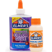 【牛頭牌】Elmer's Translucent Color Slime Making Kit （紫色）｜鬼口水兒童實驗｜生日禮物