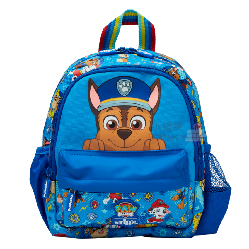  Smiggle【0.3kg 超輕護脊】Paw Patrol  Chase 6L護脊書包 26 cm兒童背囊| 兒童旅行袋｜兒童背包 ｜汪汪隊立大功