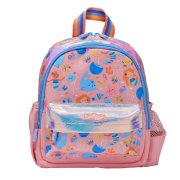  Smiggle【0.3kg 超輕護脊】海洋世界 6L 護脊書包 26 cm 兒童背囊 | 粉紅色  兒童旅行袋 | 幼兒書包 ｜平行進口