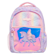  Smiggle  【0.6kg 超輕護脊】Unicorn | 紫色 | 蝴蝶 | 19L 護脊書包 42 cm大容量背囊| 兒童旅行袋｜中小學背包｜超閃勁靚