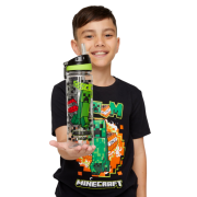 Smiggle Minecraft 便攜式水樽 650ml 卡通可愛水壺 