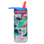  Smiggle  恐龍 火山 透明便攜式水樽 440ml 卡通可愛水壺 