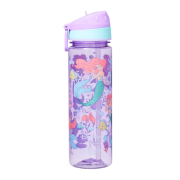 Smiggle  美人魚 便攜式水樽 650ml 卡通可愛水壺 | 紫色