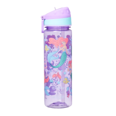 Smiggle  美人魚 便攜式水樽 650ml 卡通可愛水壺 | 紫色