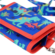  Smiggle  Dinosour | 藍色 | 兒童銀包連掛繩 Wallet｜生日禮物｜錢包 錢袋｜旅行必備