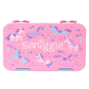 Smiggle  Unicorn | 獨角獸 | 粉紅色 |L 21cm x W 15cm x D 4.5cm 午餐盒 | 多格 | 可貼名字 | 生日禮物 