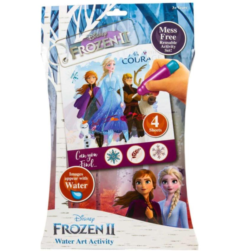 【出街/飲茶必備】Frozen II Water Art Activity Pad 水畫簿｜入水畫畫｜清潔好玩【款式隨機】