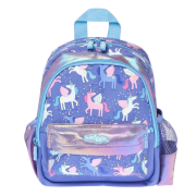 Smiggle【0.3kg 超輕護脊】Unicorn  獨角獸 6L 護脊書包 26 cm 兒童背囊 | 紫色 |  兒童旅行袋 | 幼兒書包 