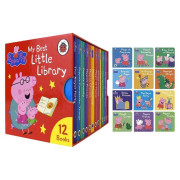 【幼兒硬皮書】Peppa Pig My Best Little Library |12 Books |英文故事繪本| 禮物精選推介 | Ladybird 分階閱讀