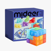 Mideer【方便易携】磁力魔方 | 立方體積木块 | 幾何拼搭 | 兒童拼圖玩具 | 訓練專注力 