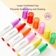 Mideer【Round-Tip Stamper Washable Marker】（12 Colour) 6/ 12 色｜安全，乾淨，有趣｜童趣創意