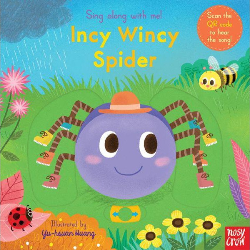 【QR Code播放Video 】【幼兒硬皮機關書】Sing Along With Me--Incy Wincy Spider 