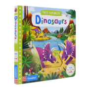 【硬皮機關拉拉書】恐龍 Dinosaurs (Campbell First Explorers) | 小小探索家 | 游戲書｜互動書| 親子故事書 |