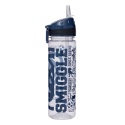 Smiggle LOGO |恐龍 | 編程 電競 元素 便攜式水樽 650ml 卡通可愛水壺 | 深灰色