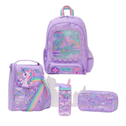 Smiggle  Unicorn 獨角獸 | 紫色 | 小息袋 |午餐袋 | 便當袋 | 可貼名字 | 生日禮物