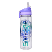 Smiggle LOGO | 經典款式 便攜式水樽 650ml 卡通可愛水壺 | 紫色 