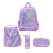 Smiggle  【0.4kg 超輕護脊】Unicorn | 獨角獸 | 紫色 14L 護脊書包 36 cm兒童背囊| 兒童旅行袋｜中小學背包