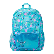 Smiggle  【0.6kg 超輕護脊】Stitch | 史迪仔 | 綠色 |17.8L 護脊書包 42 cm大容量背囊| 兒童旅行袋｜中小學背包 