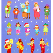 USBORNE   【英文貼紙書】First Christmas Market Sticker Book -  250+ Stickers ｜小手肌練習