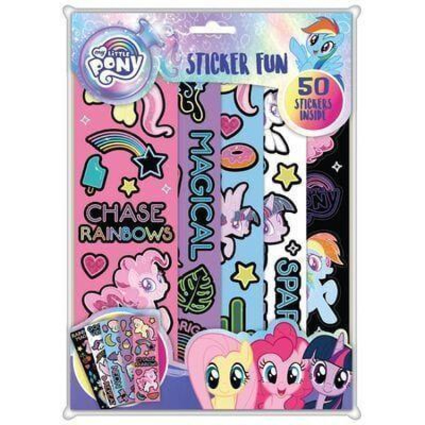 My Little Pony Sticker Fun 50 個貼紙 | 5張 | 獎勵貼紙｜ 封口貼