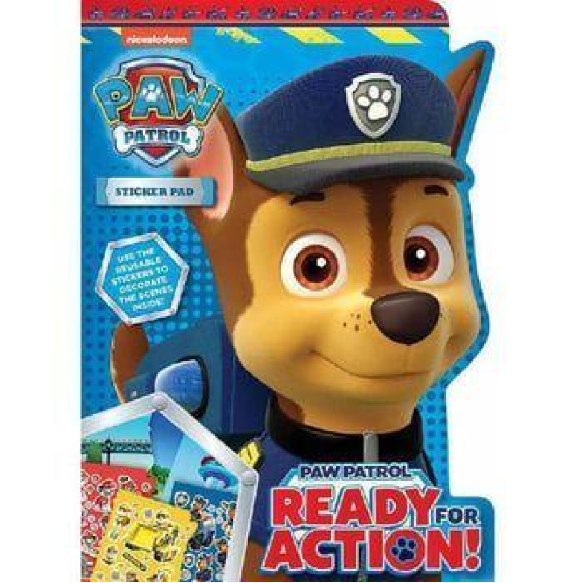 Paw Patrol 貼紙簿 ｜Chase ｜大大個貼紙｜Chase Sticker Pad｜兒童禮物