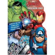 Marvel  Avengers 貼紙簿 ｜大大個貼紙｜ Sticker Pad｜兒童禮物