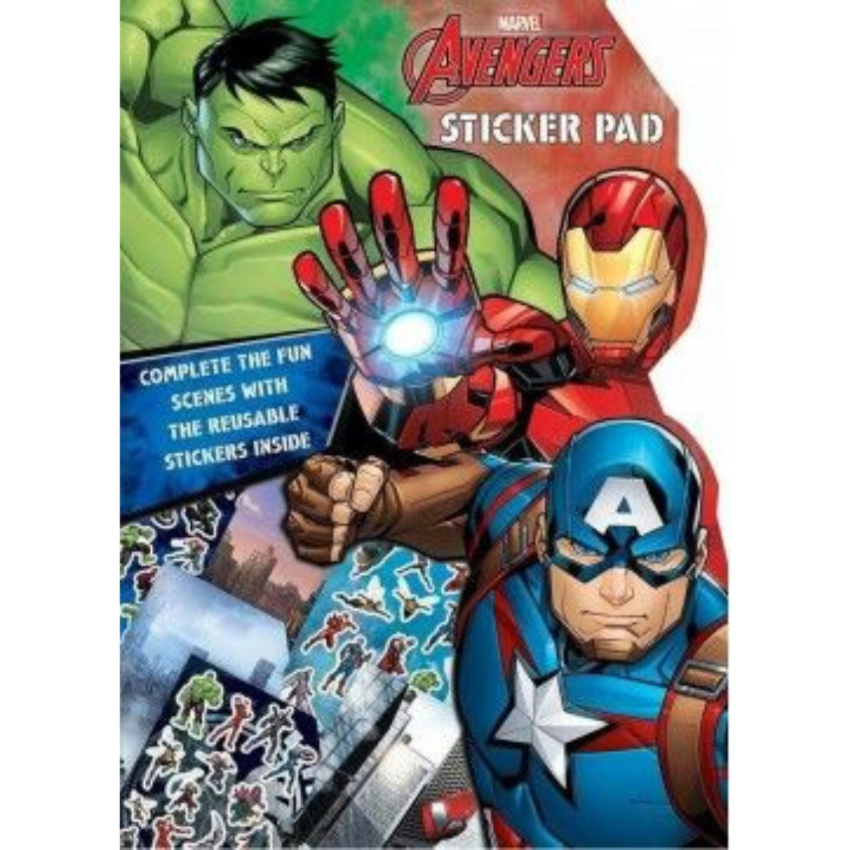 Marvel  Avengers 貼紙簿 ｜大大個貼紙｜ Sticker Pad｜兒童禮物